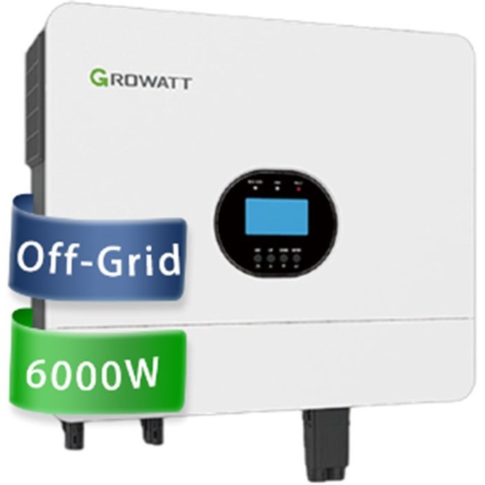 سانورتر گرووات مدل SPF 6000 ظرفیت ۶ کیلووات با شارژر ۱۰۰ آمپر MPPT